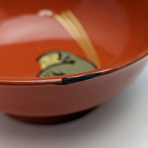 日本アンティーク 昭和初期 だるま柄 仲付 小鉢 5枚セット