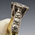 British vintage accessories 18K gold ring 0.25ct diamond HL Brown