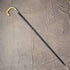 1919 British Antique Gentleman's Walking Stick with Curved Horn Handle 91cm