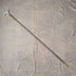 1902 British Antique Ladies Cane Cane Sterling Silver Derby Handle 82cm