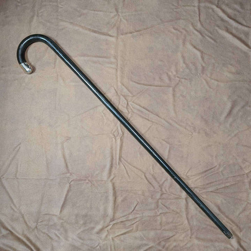 1922 British Antique Gentleman's Walking Stick with Curved Handle 92cm