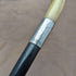 1919 British Antique Gentleman's Walking Stick with Curved Horn Handle 91cm