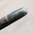 1921 British antique gentleman's walking stick, pure silver, round handle, 92cm