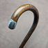 1912 British Antique Gentleman's Lightweight Walking Stick with Curved Handle 91cm