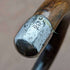 1912 British Antique Gentleman's Lightweight Walking Stick with Curved Handle 91cm