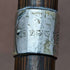 1912 British Antique Gentleman's Lightweight Walking Stick with Curved Handle 91cm