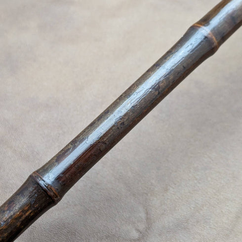 1890年 英国アンティーク 紳士用ステッキ 杖 純銀ダービーハンドル 92cm