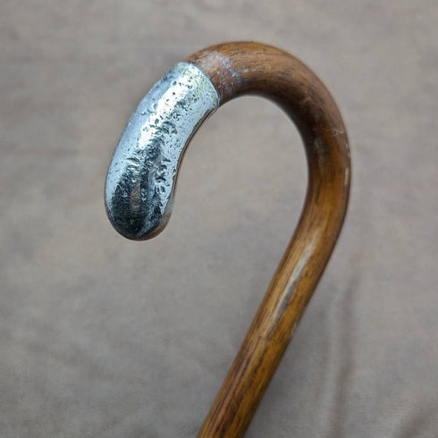 1928年 英国ヴィンテージ 紳士用ステッキ 杖 曲がりハンドル 78cm