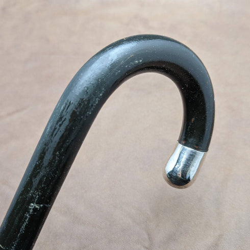 1922年 英国アンティーク 紳士用ステッキ 杖 曲がりハンドル 92cm