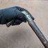 1901 British Antique Men's Walking Stick Horn L-handle 81cm