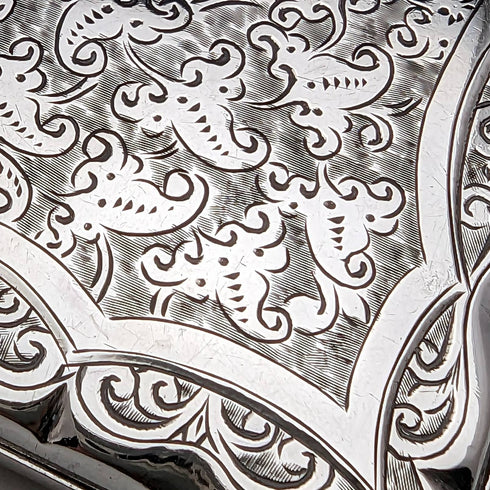 1896 年英國古董純銀名片夾 Frederick Marson