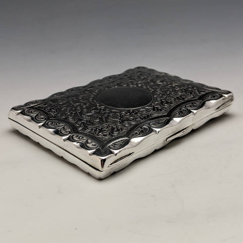 1896 年英國古董純銀名片夾 Frederick Marson