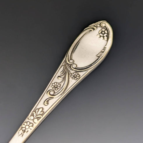 1920 年左右英國古董銀盤魚餐具 6 件套盒裝