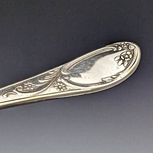 1920 年左右英國古董銀盤魚餐具 6 件套盒裝