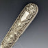 Around 1860 British antique silver plate fish cutlery 5 pair set in wooden box