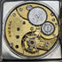 Around 1910 Antique Omega pocket watch with swan engraving square silver side case works well