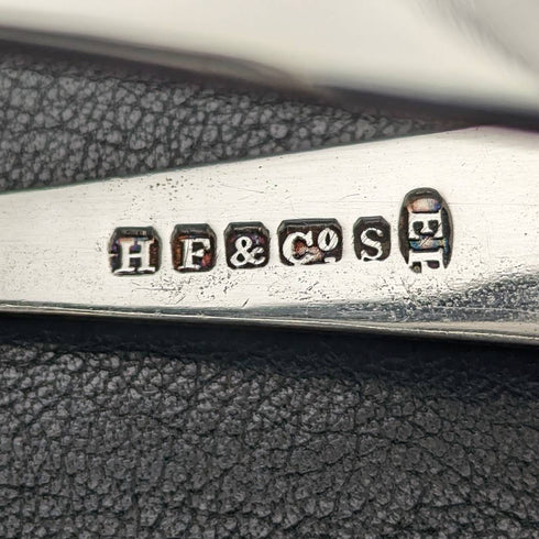 英国アンティーク シルバープレート製 トング HARRISON FISHER