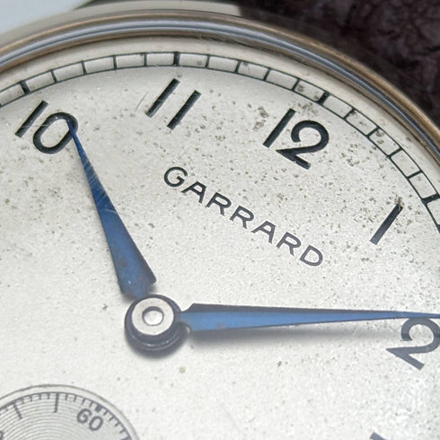 1954 British vintage Garrard K9 solid gold case men's watch works well