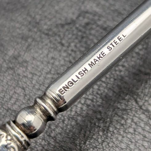 1908年 英国アンティーク 純銀ハンドル ボタンフック