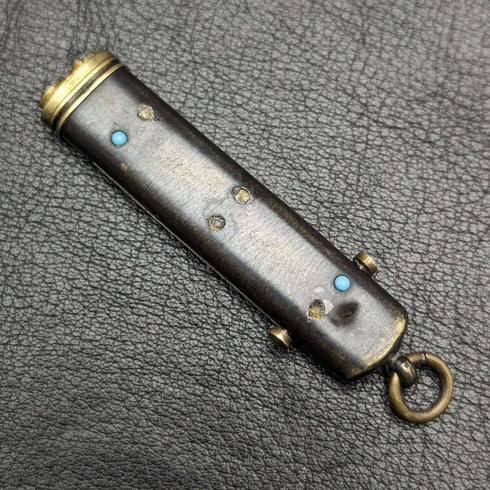 Antique Retractable Multi-Tool Pencil & Hook