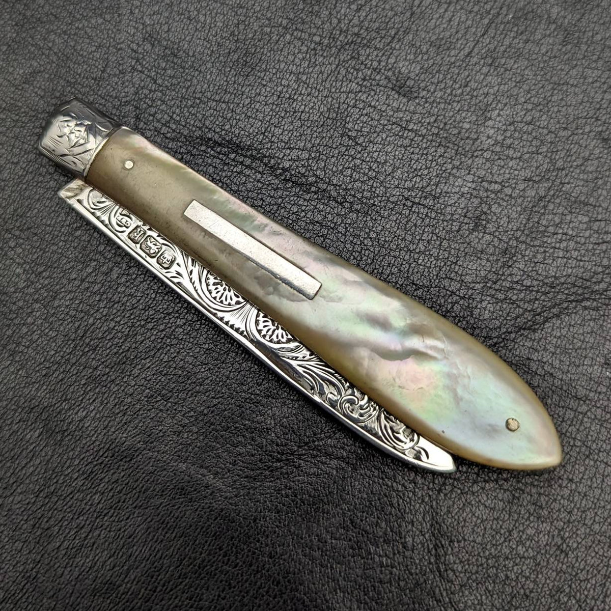 【Yates Brothers】 【純銀ハンドル】ティーナイフ 6本 1906年 ナイフショップ グローイング！□COLD STEEL【コールドスチール