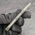 1927 British Antique White Pearl Shell Handle Pure Silver Blade Folding Pen Knife
