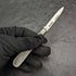 1927 British Antique White Pearl Shell Handle Pure Silver Blade Folding Pen Knife