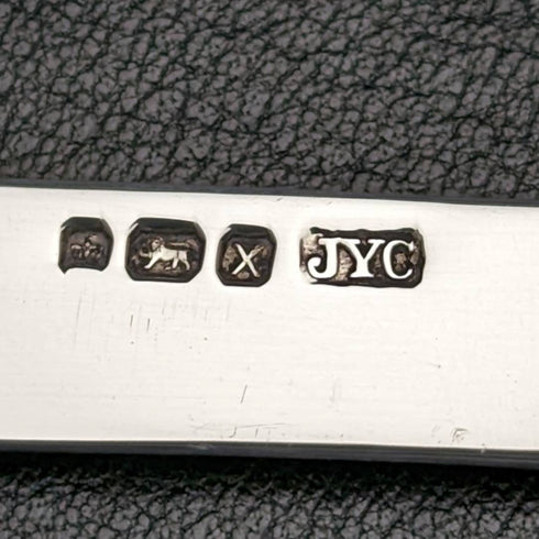 1890年 英国アンティーク 白蝶貝ハンドル 純銀ブレード 折りたたみペンナイフ