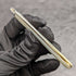 1890 British Antique White Pearl Shell Handle Pure Silver Blade Folding Pen Knife