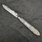 1910 British Antique White Pearl Shell Handle Pure Silver Engraving Blade Folding Pen Knife