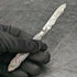 1910 British Antique White Pearl Shell Handle Pure Silver Engraving Blade Folding Pen Knife