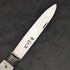1818 British Antique White Pearl Shell Handle Pure Silver Blade Folding Pen Knife