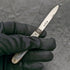 1818 British Antique White Pearl Shell Handle Pure Silver Blade Folding Pen Knife