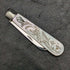 1926 British Vintage White Pearl Shell Handle Pure Silver Blade Folding Pen Knife