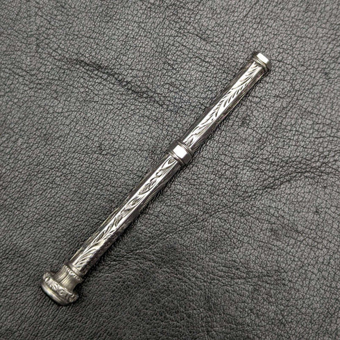 1896 British Antique Sterling Silver Mechanical Pencil Telescopic 76-96mm Magic Pencil