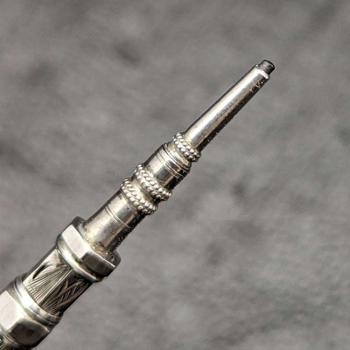 1896 British Antique Sterling Silver Mechanical Pencil Telescopic 76-96mm Magic Pencil
