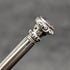 1880 antique sterling silver mechanical pencil extendable 77-100mm with intaglio