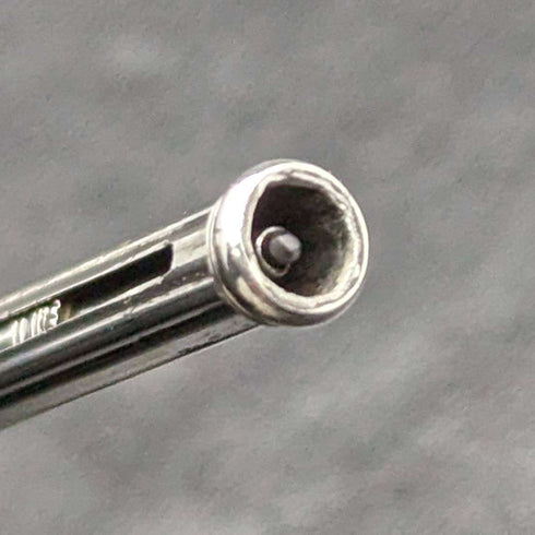 1880 antique sterling silver mechanical pencil extendable 77-100mm with intaglio
