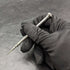 1880 antique sterling silver mechanical pencil extendable 77-100mm with intaglio