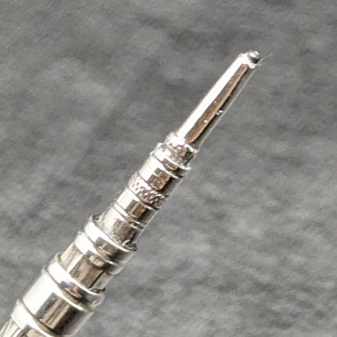 1908 年英國古董純銀自動鉛筆超小伸縮 40-55 毫米魔術鉛筆