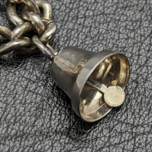 英国ヴィンテージ 純銀製 チャームブレスレット 28g