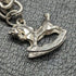 British vintage sterling silver charm bracelet 19g