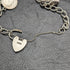 British vintage sterling silver charm bracelet 19g