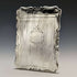 1853 British antique sterling silver card case 58g Nathaniel Mills