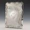 1855 British antique sterling silver card case 55g Nathaniel Mills