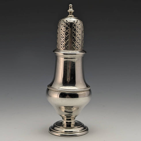 1946 British Vintage Sterling Silver Pepperette Seasoning Container