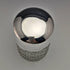 1896 British antique pure silver lid cut glass jar 300g