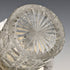 1896 British antique pure silver lid cut glass jar 300g