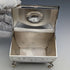 1913 British Antique Sterling Silver Tea Caddy Box Walker and Hall