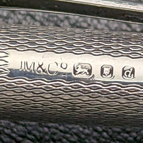 1959 年英國 Vintage Yard O 紅色純銀動力鉛筆帶皮筆盒